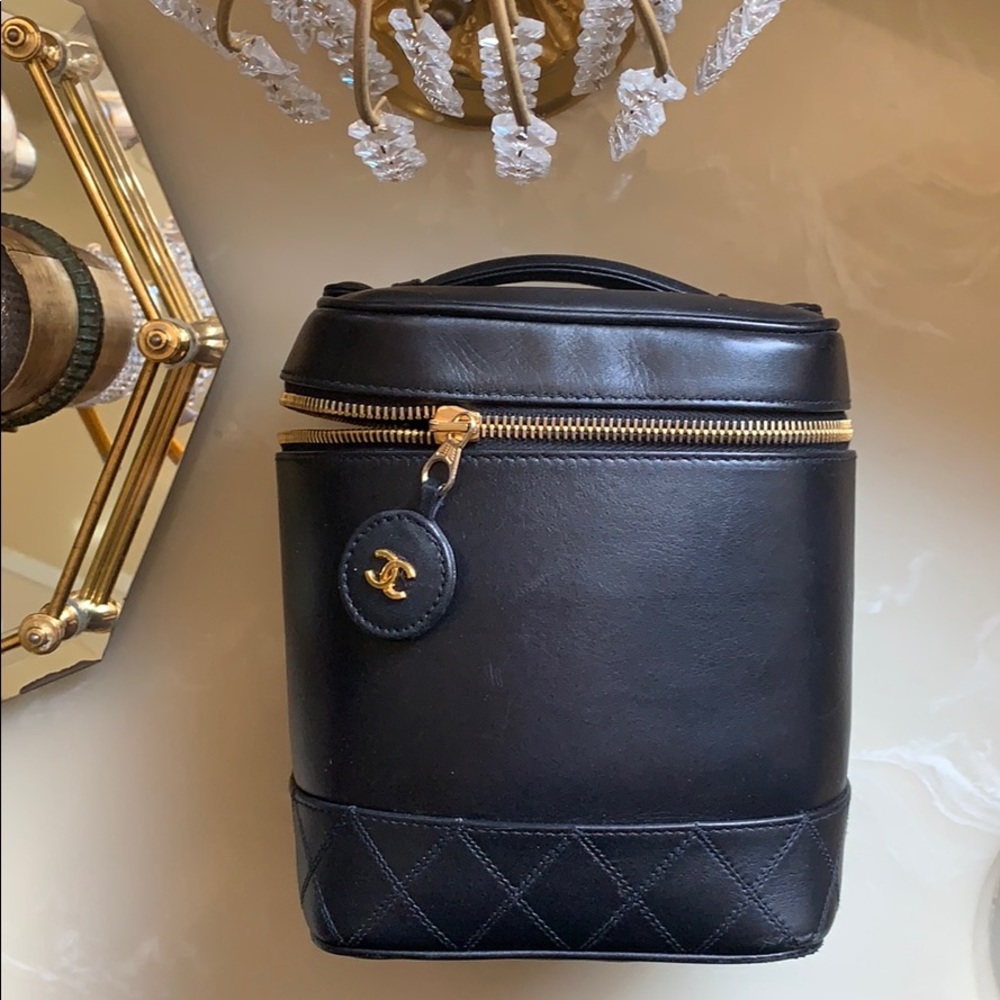 Chanel vanity cosmetic case